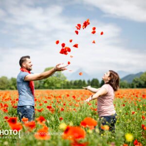 noces de coquelicot