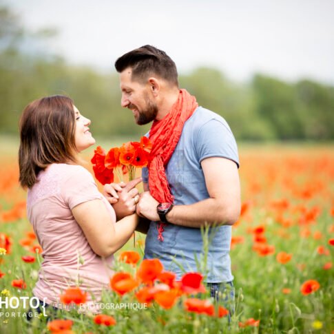 noces de coquelicot