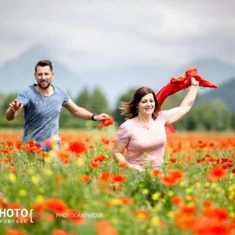 noces de coquelicot