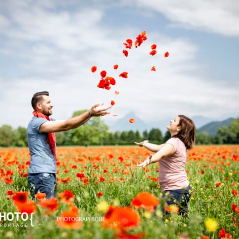 noces de coquelicot