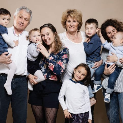 shooting photo famille en studio