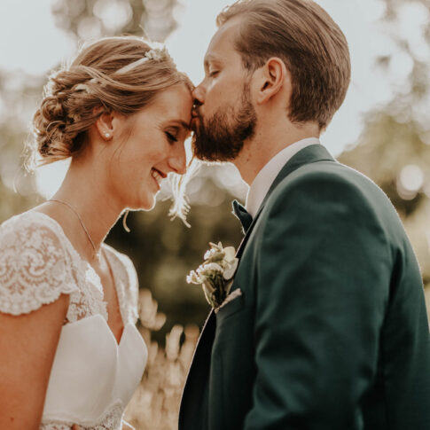 bisous des mariés