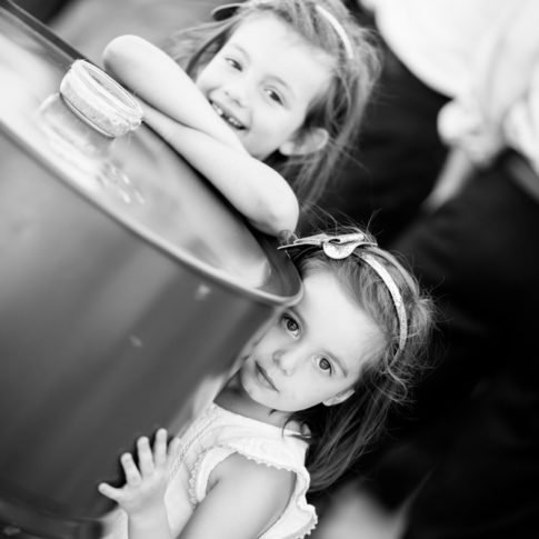 Portrait en noir et blanc