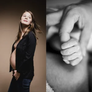 double s&eacute;ance portrait grossesse et nouveau n&eacute;