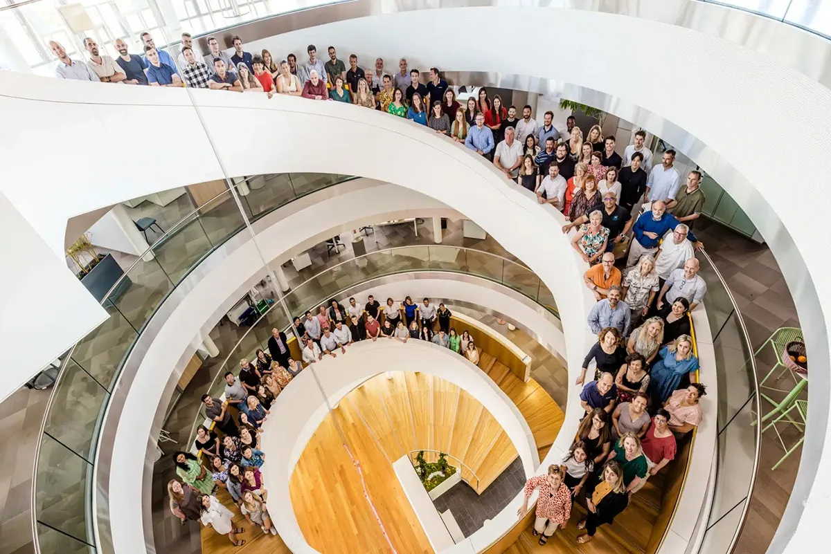 photo de groupe en entreprise &agrave; Grenoble