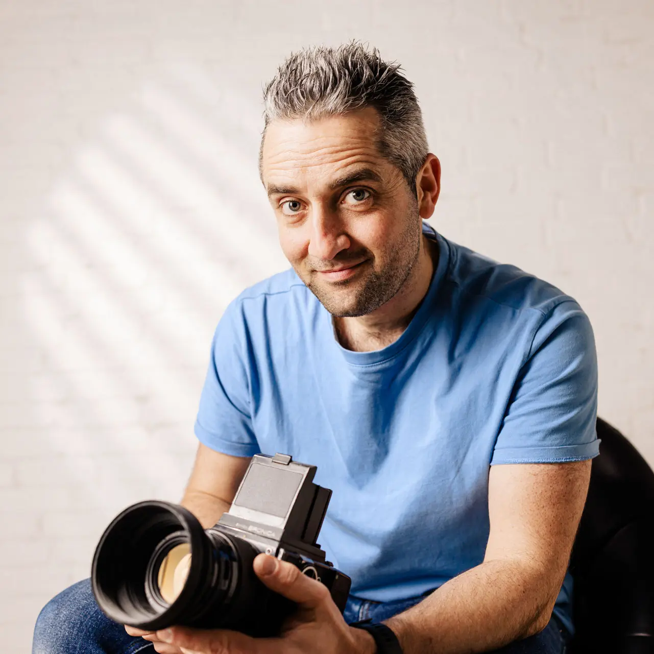 autoportrait du photographe de mariage Jérôme Deduytsche à Grenoble