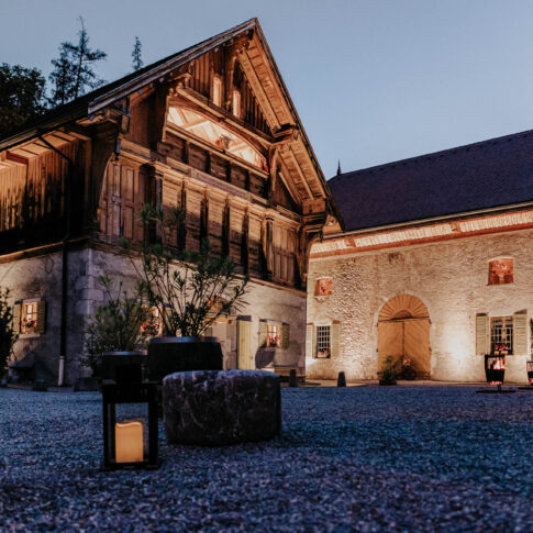 la ferme de gy vue de nuit